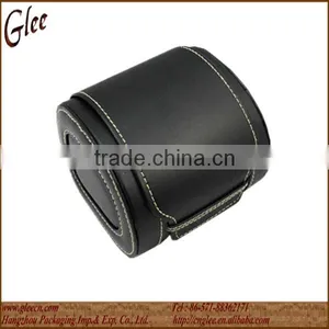 Round Leatherette Wrist Watch Box for Ladies thumbnail-3