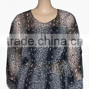 Printed Fancy Chiffon Tunics thumbnail-1