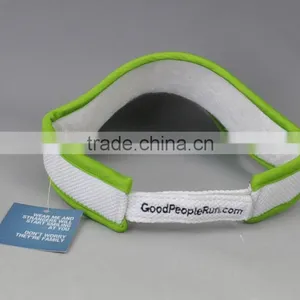 Elastic Band Visor Skull Cap Cheap UV Sun Visor Hats thumbnail-3