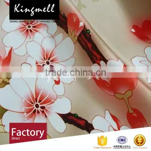 Custom Women's Elegant Floral Silk Scarf Made in China thumbnail-3