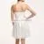 White Wedding Party Dress Strapless Sweetheart Sequin Party Dress HSD1242 thumbnail-2