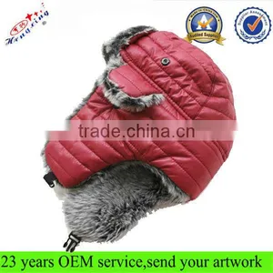 Waterproof Cheap Trapper Hat Woman Winter Fake Fur Trapper Hat thumbnail-1