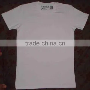 Men's T-Shirt - White and Black - 200 GSM thumbnail-1