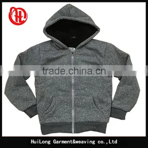 Children Zipper Closure Heavy Fleece Hoodies for Boy thumbnail-1