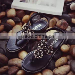 HFRW188 2017 Summer Hot Sale Custom Flat Sandals for Ladies Pictures thumbnail-2