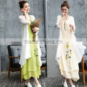 Z&M Linen Long Dress Woman Linen Dress Dress Linen thumbnail-2