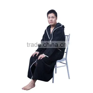 Black Super Soft 'men's Onesie Pajamas With Hood thumbnail-1