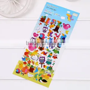 Children Puffy Sticker ,multicolor Decoration Stikcer Bubble DIY Sticker for Education thumbnail-3