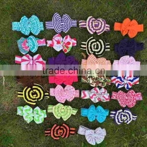 2015 New Arrival Baby Girls Hair Band Kids Headband Bowknot Headband Headband Set thumbnail-1