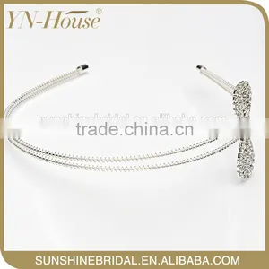 Shining Rhinestone Romantic Hair Miss World Crown and Tiara Girls Hair Accessories for Wedding thumbnail-1