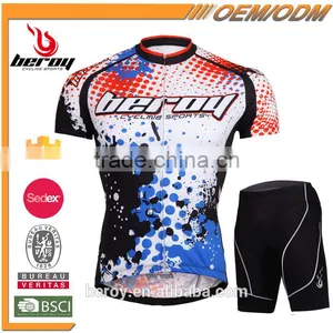BEROY Design Custom Your Own Cycling Jerseys,men Dri Fit Short Sleeve Cycling Bicycle Suit thumbnail-1