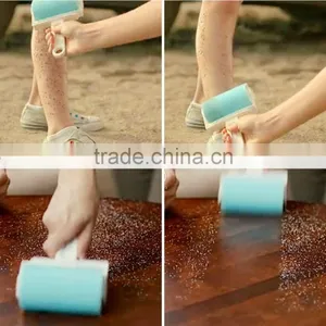Super Sticky! Washable Dust Lint Roller Fluff Pet Hair Dust Remover Lint Sticking Dusting Roller With Cover Hot Sale thumbnail-2
