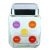 Square Glass Canisters With Square Lid thumbnail-2