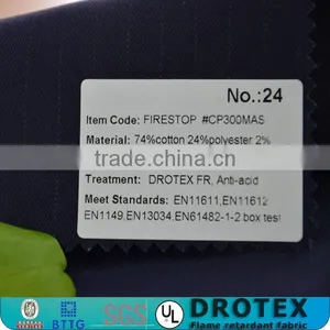 EN 1149 Grid Metallic Fiber Anti Static Anti-acid Firestop Fabric thumbnail-2