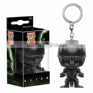 2017 New Movie ALIEN POP Figure Key Chain, ALIEN Pocket POP Keychain,MINI PVC Keychain thumbnail-1