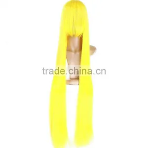 2013 Women's Sexy Long Curly Synthetic Fancy Cosplay Wig,Blonde European Hair Full Lace Wig,Long Straight Cosplay Wig thumbnail-1