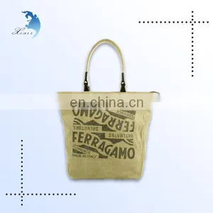 Custom Printed Canvas Handbag Textile Printing Bag With Factory Wholesale Price thumbnail-1