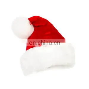 Custom Christmas Hat With Pom Pom Crazy Ugly Christmas Hats Plush Winter Christmas Hat for Men thumbnail-1