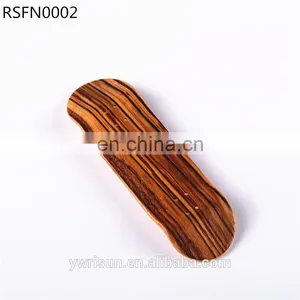 100*30 or 100*32mm Canadian Maple Wood Mini Zebra Fingerboard Deck thumbnail-1