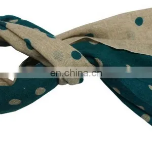 Cashmere Pashmina Wool Polka Dot Shawls thumbnail-1