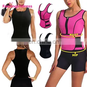 Slimming Belt Abdomen Sauna Waist Shaper Lose Weight Fitness Neoprene Body Shaper Vest thumbnail-1
