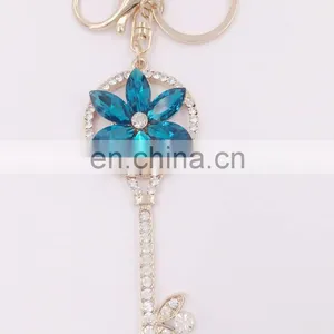 Fashion Creative New Product Crystal Key Chain Metal Key Chain Petal Key Chain thumbnail-5