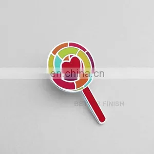Custom Gold Hard Enamel Folk Art Lapel Pins Metal Pin Badge thumbnail-1