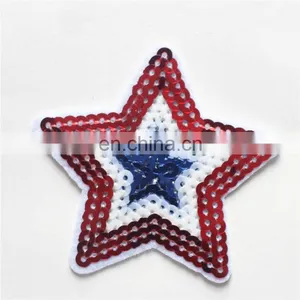 Fashion STAR Patch Sequined Kids Clothes Embroidered Iron On Patches for Clothing thumbnail-4