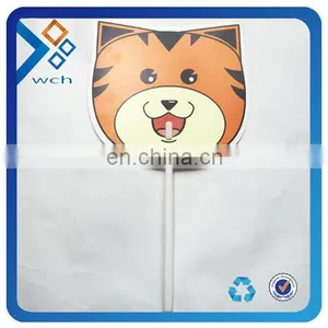 Plastic Fan/plastic Advertising Fan/ Handle Plastic Fan thumbnail-1