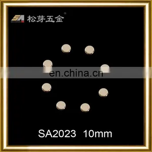 10mm Flat Head Solid Metal Rivet, Zinc Alloy Nut thumbnail-3