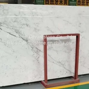 White Statuario Marble Tiles Marble Slabs Wholesale thumbnail-1