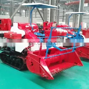 4lz-1.0 Self-propelled Mini Rice Combine Harvester Wheat Harvester Price thumbnail-3