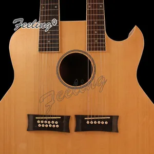 Feeling Harp Guitar Double Neck Guitar Double-1 thumbnail-5