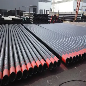 ASTM A106 GrB Seamless Steel Pipe Schedule 80 Black Pipe SMLS Pipe thumbnail-1