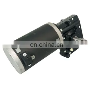 24 Volt Dc Motor Gearbox Manufacturers Differential Gear 12V 24V Worm Reducer Gearbox Motor thumbnail-2