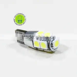T10 9 Smd 5050 Led Canbus LIGHT BULBS NO OBC ERROR White/Blue thumbnail-1