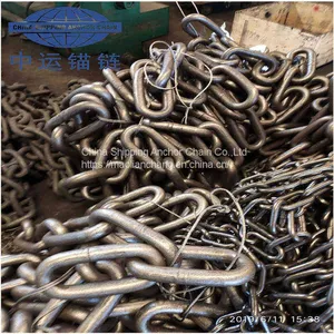 UK 78MM Stud Link Anchor Chain With NK CCS BV LR--China Shipping Anchor Chain thumbnail-1