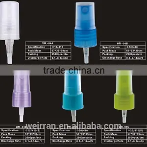 (204) Non Spill PP Finger Small Plastic Best Mist Hand Perfume Sprayer Pump thumbnail-3