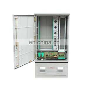 Manufacturer FTTH Outdoor 144 288 576 Core Fiber Optic Cross Connect Cabinet Telecom Cabinet Optical Distribution Cabinet thumbnail-2