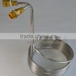 Stainless Steel Coil Cooler Wort Immersion Chiller Beer Brewing Equipment, Homebrewing thumbnail-1