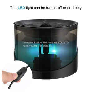 Euufree 2.2L Transparent Design Pet Water Fountain thumbnail-2