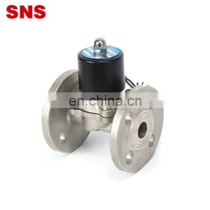 SNS 2WBF Series Liner Safety Floating Relief Pneumatic Control Valve Solenoid Valve With Stainless Steel Flange thumbnail-4