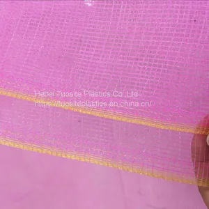 Manufacturer Leno Mono Net Bags PE Leno Vegetable Mesh Bag Pe Monofilament garlic Mesh Bags 40kg 50kg thumbnail-4