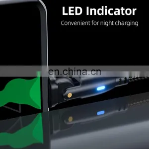 180 Degree Charging Cable PD 60W Fast Charging Data Transfer Type C Charger Mobile Phone USB C Type Data Cable thumbnail-5