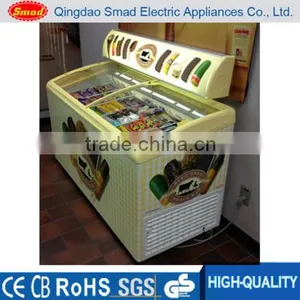 Portable Sliding Glass Door Ice Cream Chest Display Freezer With ETL Certificate thumbnail-5