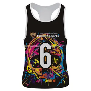 Men's Hot Sublimated Singlet With Full Customization thumbnail-1