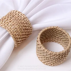 Rattan Luxury Napkin Ring For Home & Hotel Usable Ring Supplier Wholesale thumbnail-1