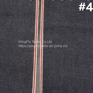 12oz High Quality Clothing Materials Cotton Left Twill Selvedge Denim Fabric for Jeans Jacket thumbnail-2