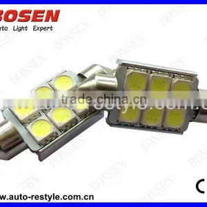 Auto Led Replacement Bulb Led Festoon C5W Bulbs/lamps/lights 36mm 6SMD 5050 thumbnail-1