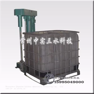 Hydraulic-Lifted Chemical Tote Tank/IBC Mixer & Agitator With Folding Impeller thumbnail-2